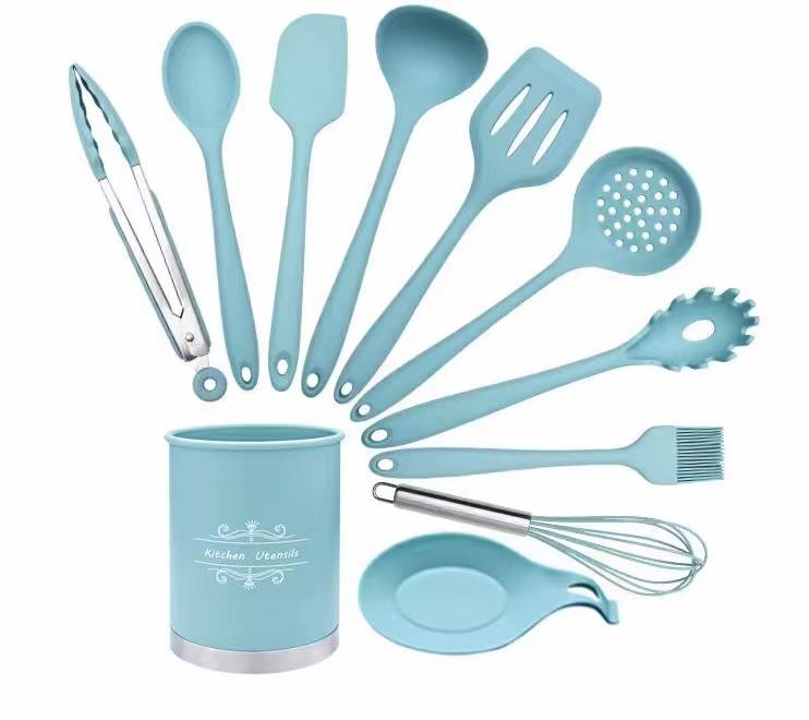 Set 11 Ustensile Bucatarie Luxury Silicon Alimentar Carina, by Onuvio™