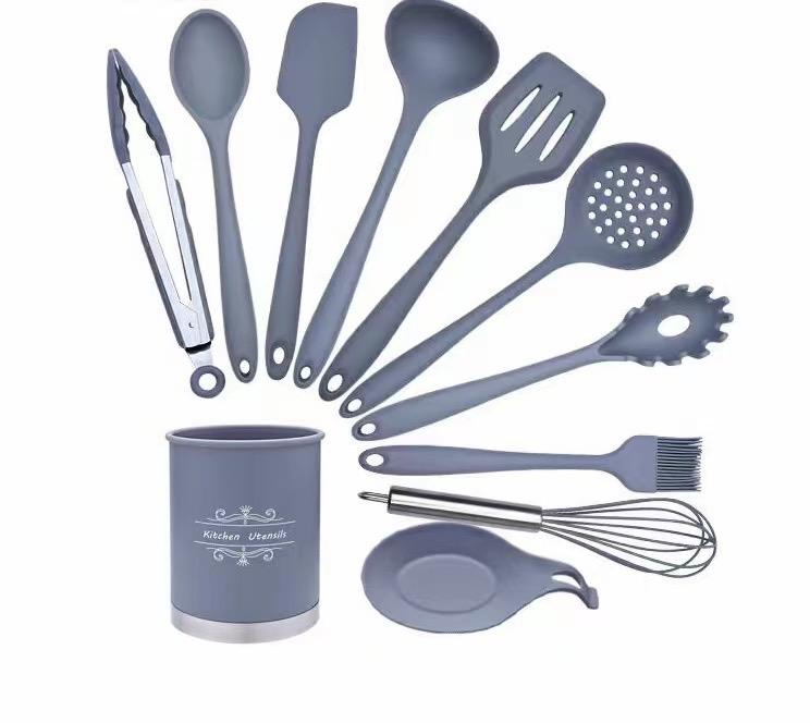 Set 11 Ustensile Bucatarie Luxury Silicon Alimentar Carina, by Onuvio™