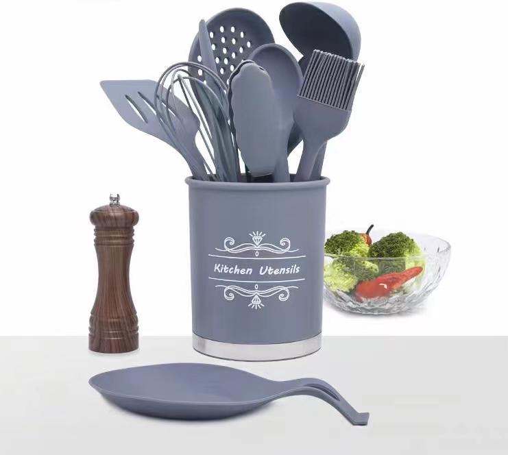 Set 11 Ustensile Bucatarie Luxury Silicon Alimentar Carina, by Onuvio™