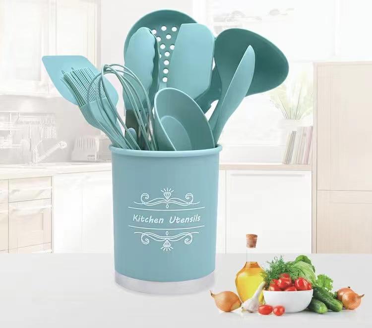 Set 11 Ustensile Bucatarie Luxury Silicon Alimentar Carina, by Onuvio™