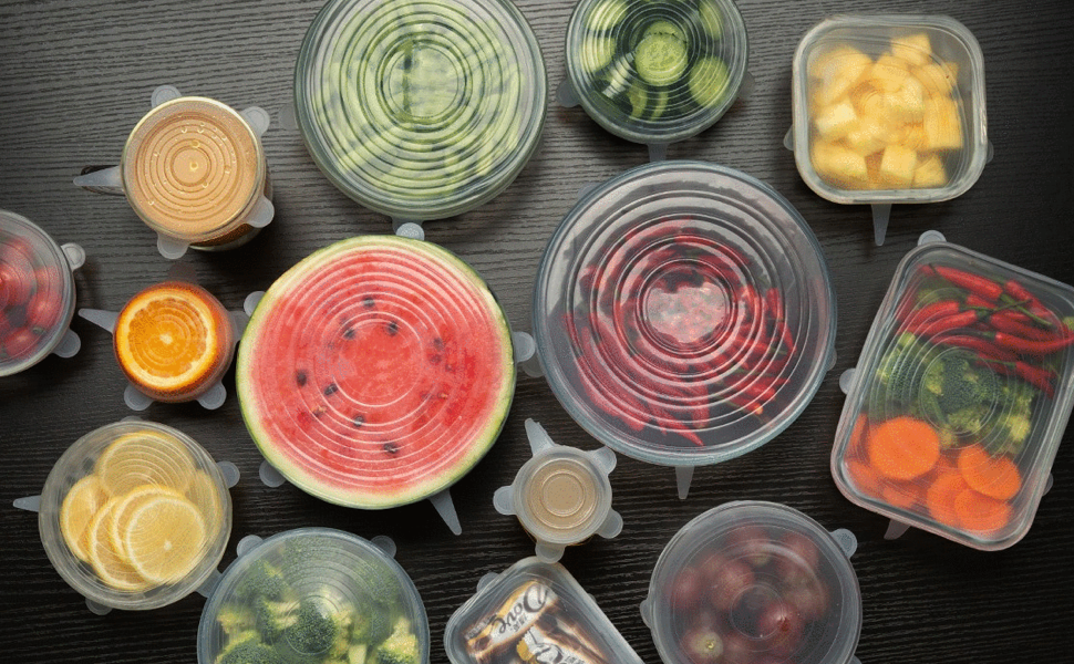 Set 18 Capace Universale Felxibile din Silicon Alimentar Original, Onuvio®